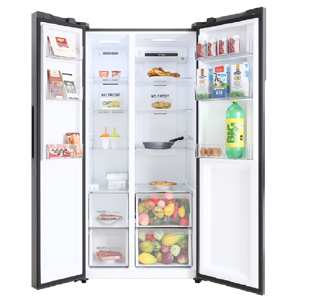 [Trả góp 0%]Tủ lạnh Aqua Inverter 541 lít AQR-S541XA(BL) Mới 2020