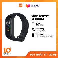 [FREESHIP] Vòng đeo tay thông minh Xiaomi Mi Band 4 l Màn hình AMOLED 0.95 inch l 6 chế độ tập luyện l Hỗ trợ tiếng Việt l Chống nước 50m l HÀNG CHÍNH HÃNG