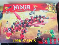 LEGO NINJAGO SIÊU RỒNG ĐỎ ( 535+ Chi tiết )