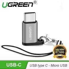 Đầu chuyển đổi USB type C sang Mircro USB hỗ trợ chức năng OTG, sạc và truyền dữ liệu, kết nối các thiết bị ngoại vi… UGREEN US189 40945 – Hãng phân phối chính thức