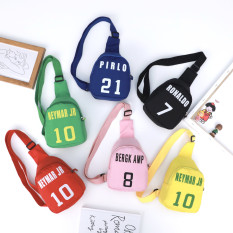 Túi đeo chéo cho bé FUHA, túi thể thao tên cầu thủ bóng đá cho bé trai và bé gái