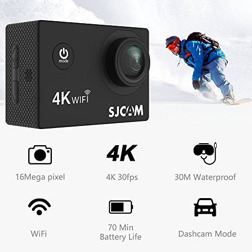 [Giảm 8% cho đơn từ 49K]Camera hành trình SJCAM SJ4000 AIR 4K WiFi - Hãng phân phối chính thức