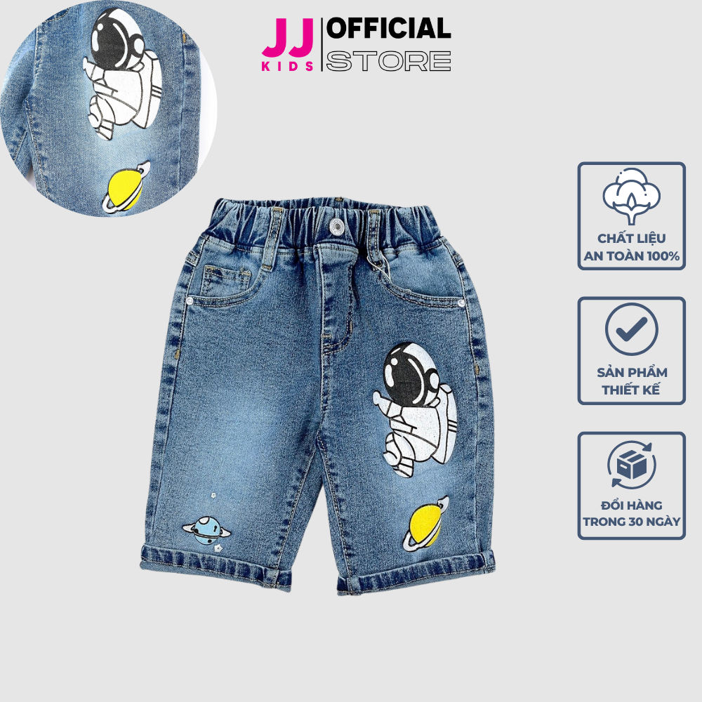 Quần jean bé trai,quần jean lững bé trai năng động thoải mái full size [FREESHIP MAX] - JJ Kids Fashion