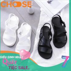 (HÀNG VỀ)Dép Quai Ngang Nữ Sandal Quai Hậu Màu Hồng, Da, Đen Phong Cách Nữ Sinh Ngọt Ngào 1801