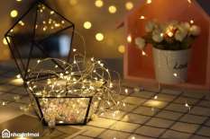 [Tặng Pin] Dây Đèn Led Đom Đóm trang trí tết giáng sinh phòng ngủ Chipsbling Fairy Lights đồng, kẽm dài 2m, 3m, 10m