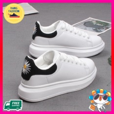 Giày thể thao nam nữ MCQ thêu hoa cúc cao cấp, siêu nhẹ, tăng chiều cao Hot trend 2020 Hang Fashion, giày sneaker đôi nam nữ mang cặp cực đẹp