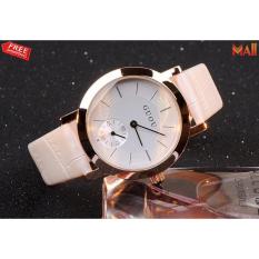 Đồng hồ nữ dây da cao cấp Guou 8128