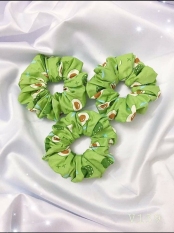 Scrunchies Bandana hình quả bơ xinh xắn