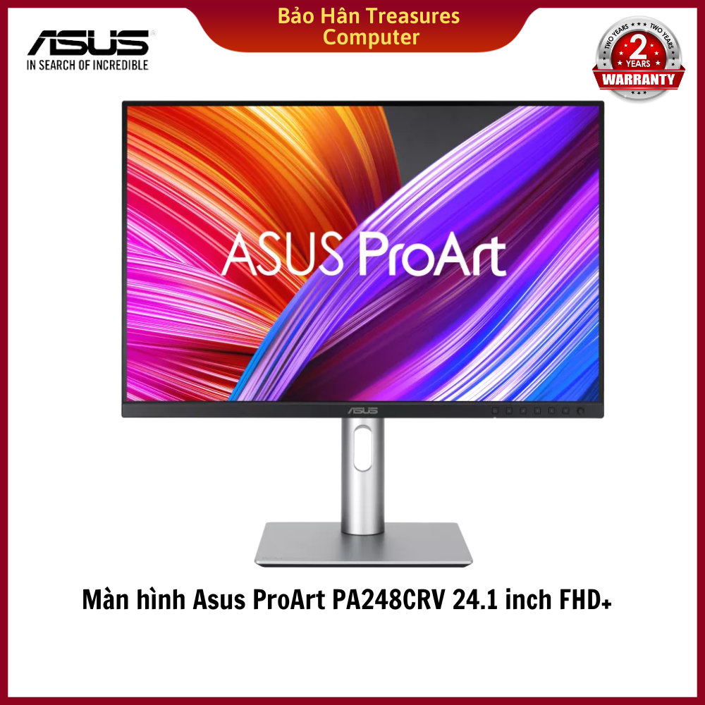 Màn hình Asus ProArt PA248CRV 24.1 inch FHD+ IPS 75Hz 5ms – Hàng Chính Hãng