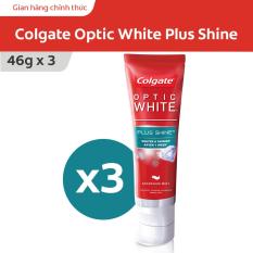 Bộ 3 kem đánh răng Colgate làm trắng & sáng răng 46g