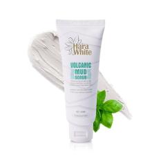 Tẩy tế bào chết da mặt bùn khoáng sáng da, sạch mụn Hara White Volcanic Mud Scrub 100ml