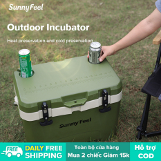 Sunnyfeel Hộp cách nhiệt cắm trại ngoài trời, hộp cách nhiệt công suất lớn, tủ đông tươi, hộp tiết kiệm HZGOE0211