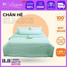 Chăn Hè Everon Lite ELM203 Caro Xanh chần gòn, êm nhẹ (220x200cm) | Blanket Quilt