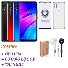 Xiaomi Redmi 7 32GB Ram 3GB (Rom Quốc Tế) + Ốp lưng + Cường lực 9D Full màn + Tai nghe – Shop Online 24 – Hàng Nhập Khẩu
