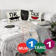 (MẪU 1) Combo 2 Vỏ Gối Tựa Lưng, Gối sofa, Gối ngủ Gia đình và Công sở (không kèm ruột gối)