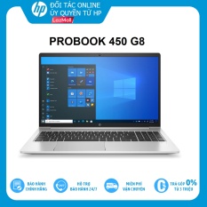 Laptop HP ProBook 450 G8 2H0Y1PA (Core i7-1165G7 | 16GB DDR4 | 512GB SSD | 15 inch FHD | MX450 2GB| Windows 10| Bạc)