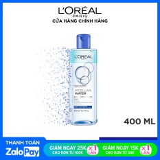 (Tặng kem dưỡng đơn từ 229K) Nước tẩy trang đa năng 3-in-1 L’Oreal Paris Micellar làm sạch sâu 400ml (xanh dương đậm)