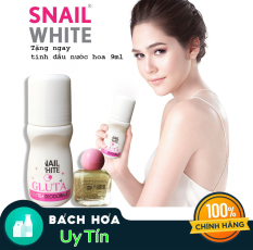 (Date: 24 tháng) [ TẶNG CHAI TINH DẦU NƯỚC HOA ] Chai 60ml Lăn khử mùi Snail White cao cấp Thái Lan,