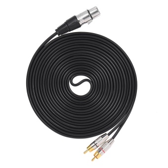 1 XLR Female to 2 RCA Male Plug Stereo Audio Cable Connector Y Splitter Wire Cord (5m / 16.4ft) - intl - 8555428 , OE680MEAA4HQ1NVNAMZ-8235429 , 224_OE680MEAA4HQ1NVNAMZ-8235429 , 489000 , 1-XLR-Female-to-2-RCA-Male-Plug-Stereo-Audio-Cable-Connector-Y-Splitter-Wire-Cord-5m--16.4ft-intl-224_OE680MEAA4HQ1NVNAMZ-8235429 , lazada.vn , 1 XLR Female to 2 RCA M