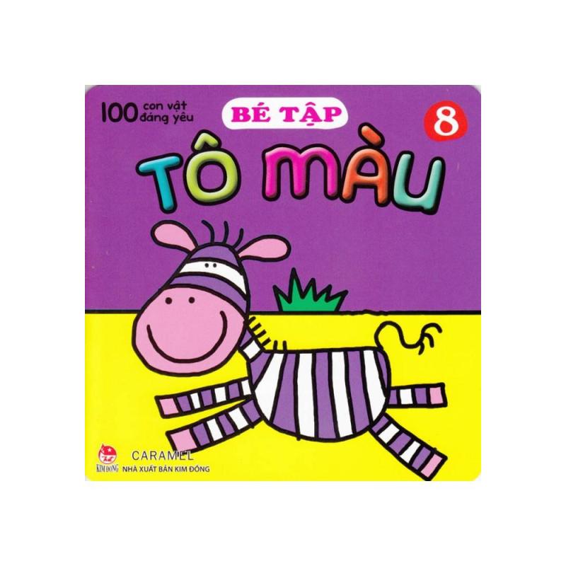 Mua 100 Con Vật Đáng Yêu - Bé Tập Tô Màu (Tập 8)