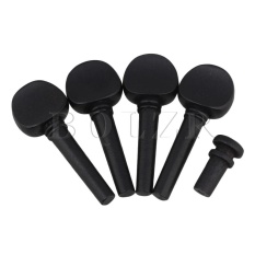6.1×2.3 cm 4/4 Vĩ Cầm Chỉnh Chốt Chỉnh Âm với Cấp Pin Màu Đen-quốc tế
