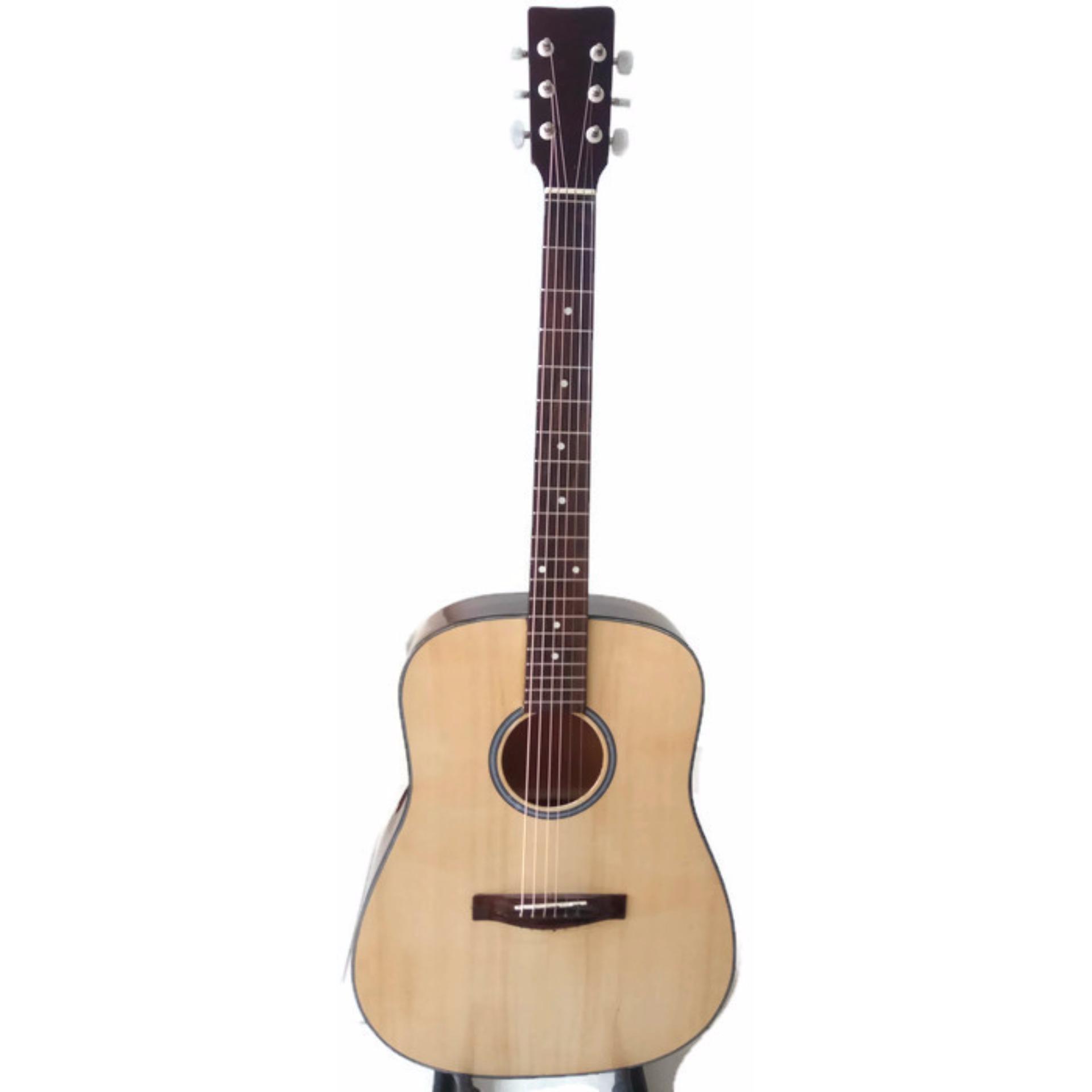 Acoustic guitar DVE70D màu gỗ + Tặng bao da, phụ kiện