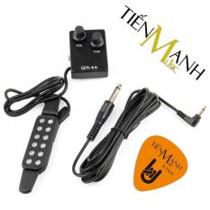 Acoustic Guitar Pickup QH-6A (Tặng móng gẩy Tiến Mạnh Music – Bộ thu âm Đàn Guitar – Cam kết 100% hàng Thanh Hoa Hoàng)