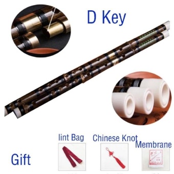 Bamboo Flute Dizi (D Key) Traditional Handmade Chinese MusicalWoodwind Instrument Study Level Professional Performance - intl