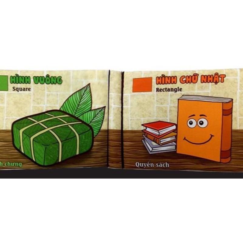 Mua Bộ 3 sách vải có quai sillicon Pipo Vietnam (Hoa quả, hình khối, côn trùng)