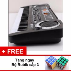 Bảng Báo Giá Bộ đàn Organ 61 phím MQ-6106 có Micro dành cho trẻ em Bộ Rubik cấp 3 nền màu đen