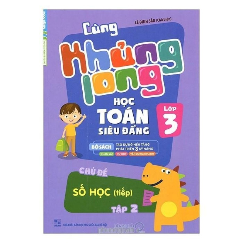 Mua Cùng Khủng Long Học Toán Siêu Đẳng - Lớp 3 (Tập 2)