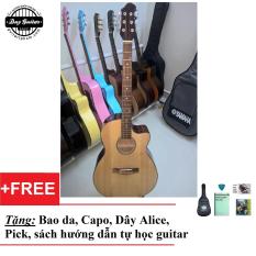 Nơi nào bán Đàn guitar Acoustic DVE70BD (gỗ) + Bao da, capo, phụ kiện Duy Guitar