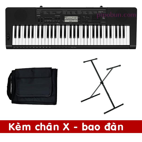 Đàn Organ Casio CTK-3500 tặng chân X + bao đàn - HappyLive Shop