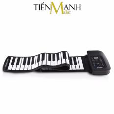 Đàn Piano Konix 61 phím cuộn mềm dẻo Flexible PA61 (Roll Up Piano – Pin sạc 1000mAh – Midi Keyboard Controller)
