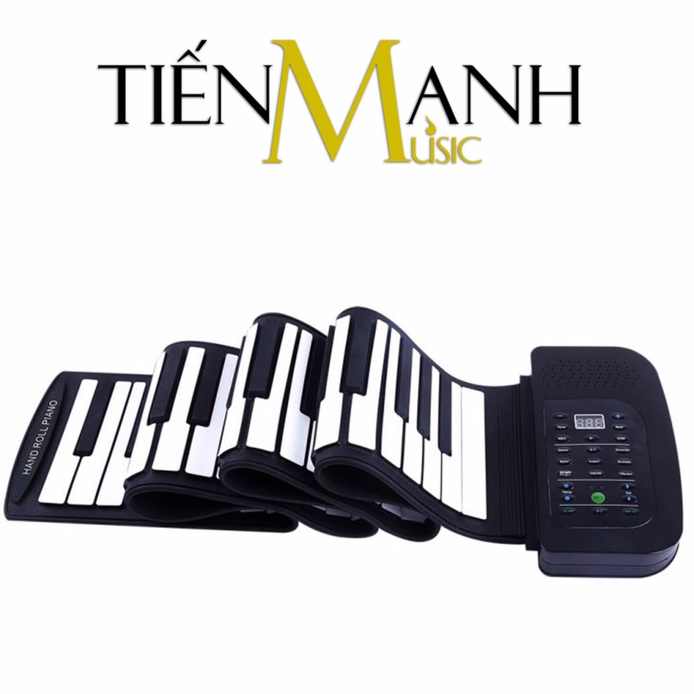 Đàn Piano Konix 88 phím cuộn mềm dẻo Flexible PA88 (Roll Up Piano - Pin sạc 1000mAh - Có Pedal...