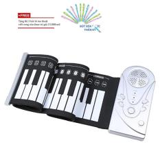 Đàn piano cuộn giá rẻ/đàn piano cuộn 49 phím + Tặng bộ 3 bút bi ma thuật