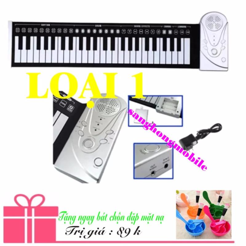 Đàn piano điện tử bàn phím cuộn dẻo 49 keys Loại 1 Công nghệ mới
2017 (trắng) + Bát trộn đắp mặt