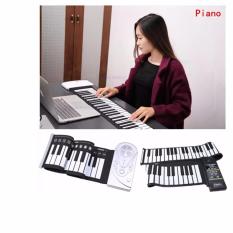 Đàn piano điện tử bàn phím cuộn dẻo 49 keys (Trắng) Hàng Nhập Khẩu