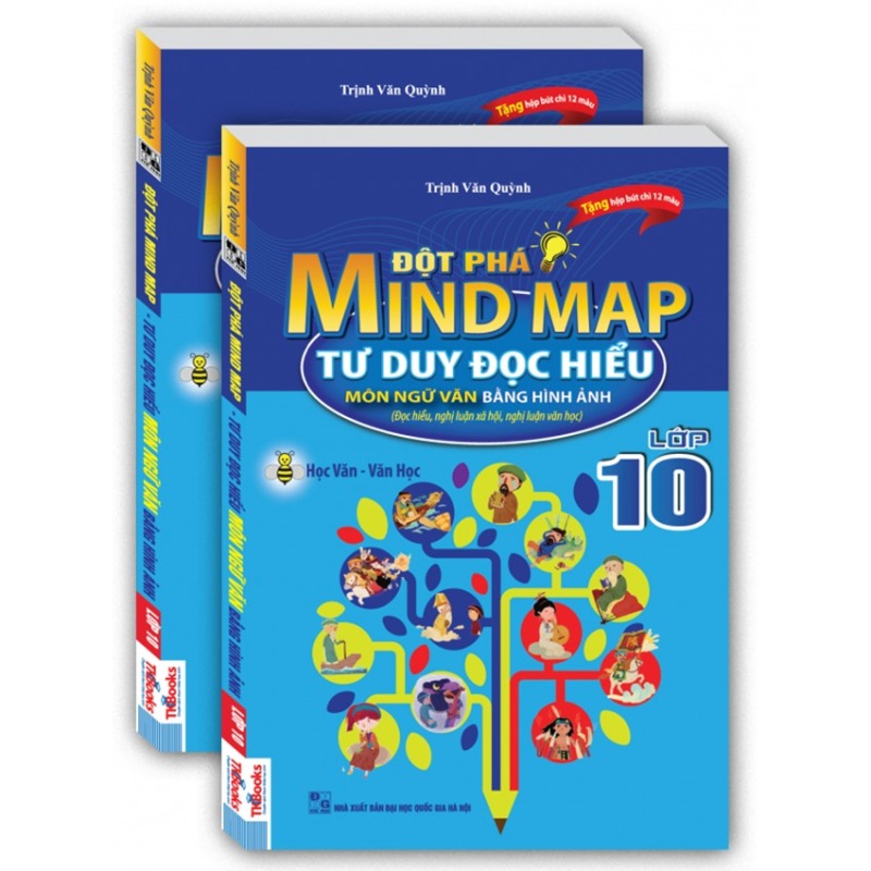 Mua Đột phá Mind map tư duy đọc hiểu môn ngữ văn bằng hình ảnh lớp 10.