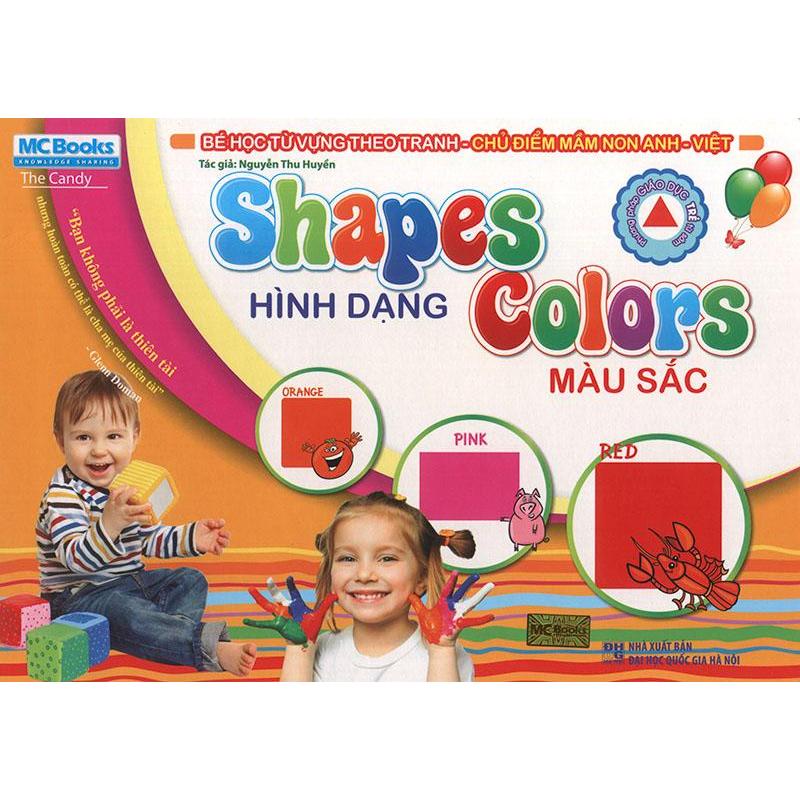 Mua Flashcard Shapes - Hình dạng & Colors - Màu sắc