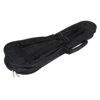 HLY Black Ukulele Guitar Soft Case Can Also Be A Double Back Bag - intl