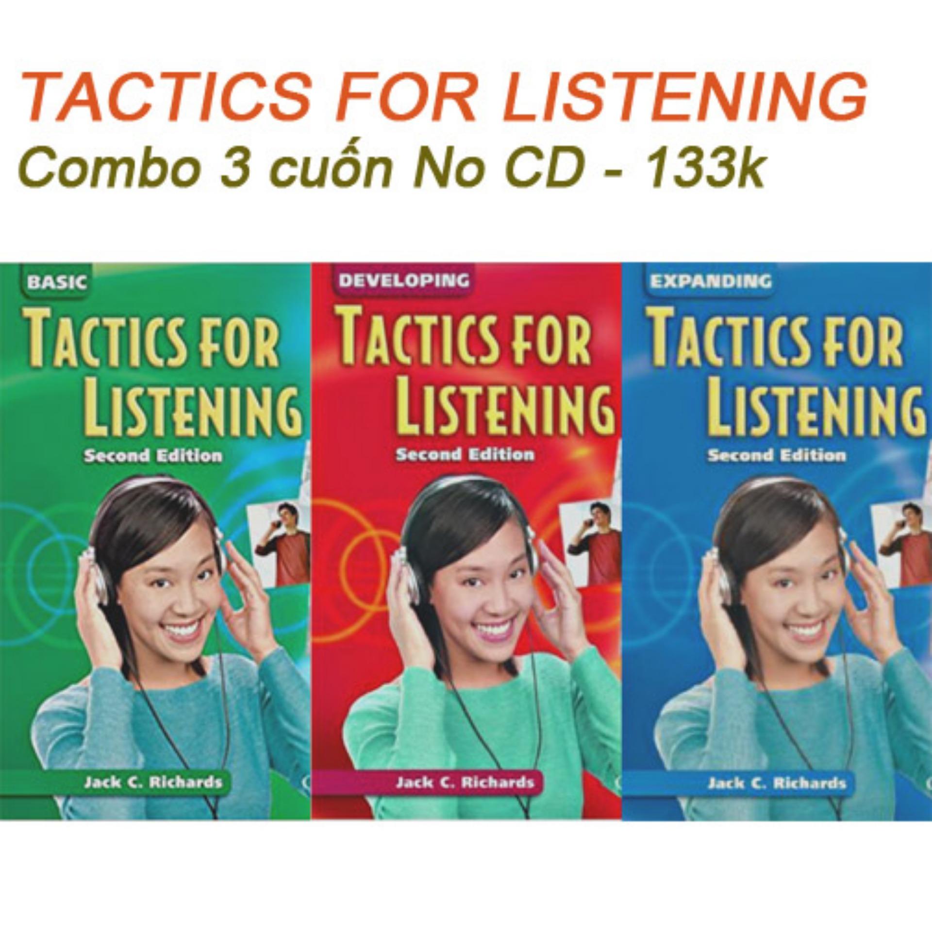 Tactics For Listening - Luyện Nghe Tiếng Anh (Combo 3 cuốn) - 133k