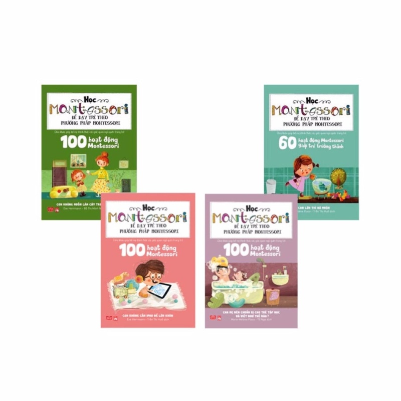 Mua Học montessori để dạy trẻ theo phương pháp montessori (Combo Trọn
bộ 4 cuốn) - 299k