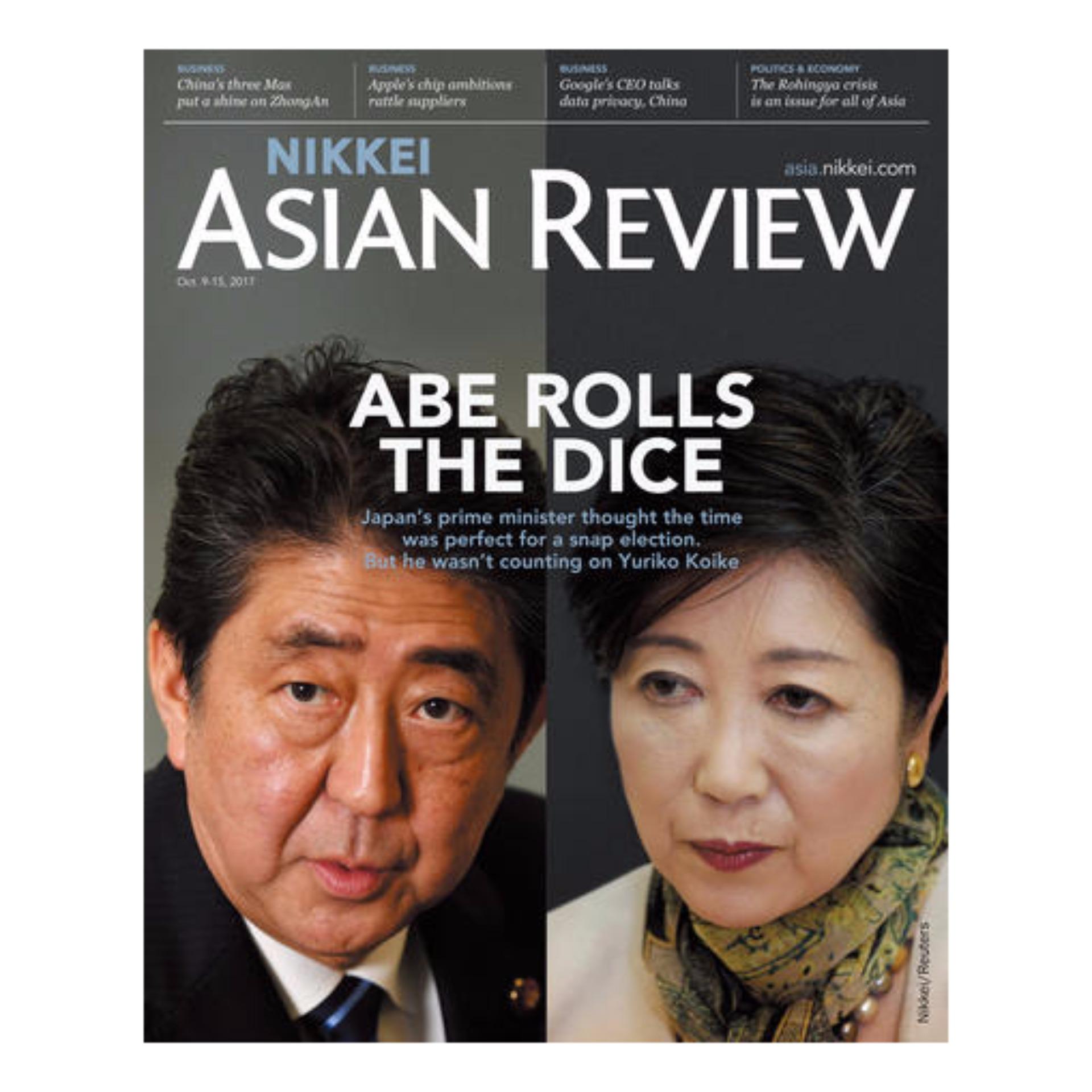 Nikkei Asian Review: ABE ROLLS THE DICE