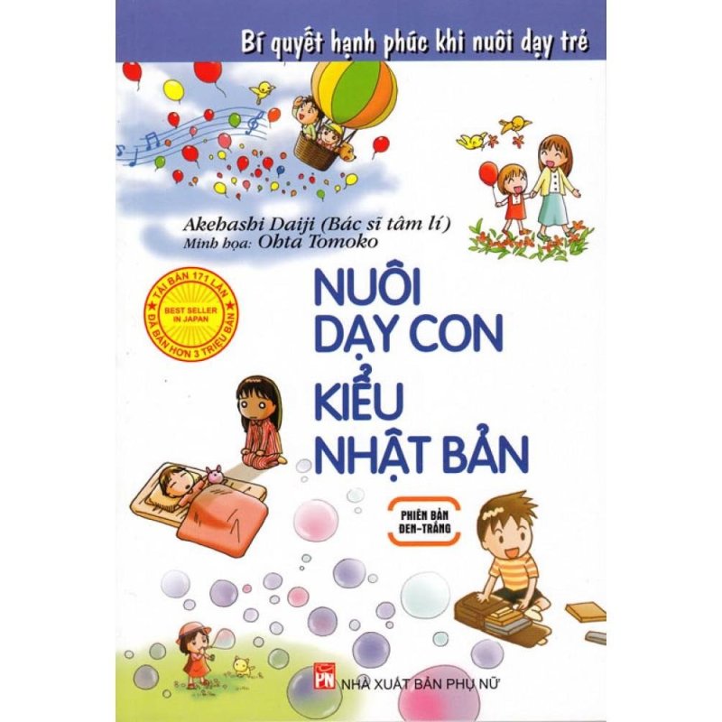 Mua Nuôi Dạy Con Kiểu Nhật Bản (Phiên Bản Trắng Đen)