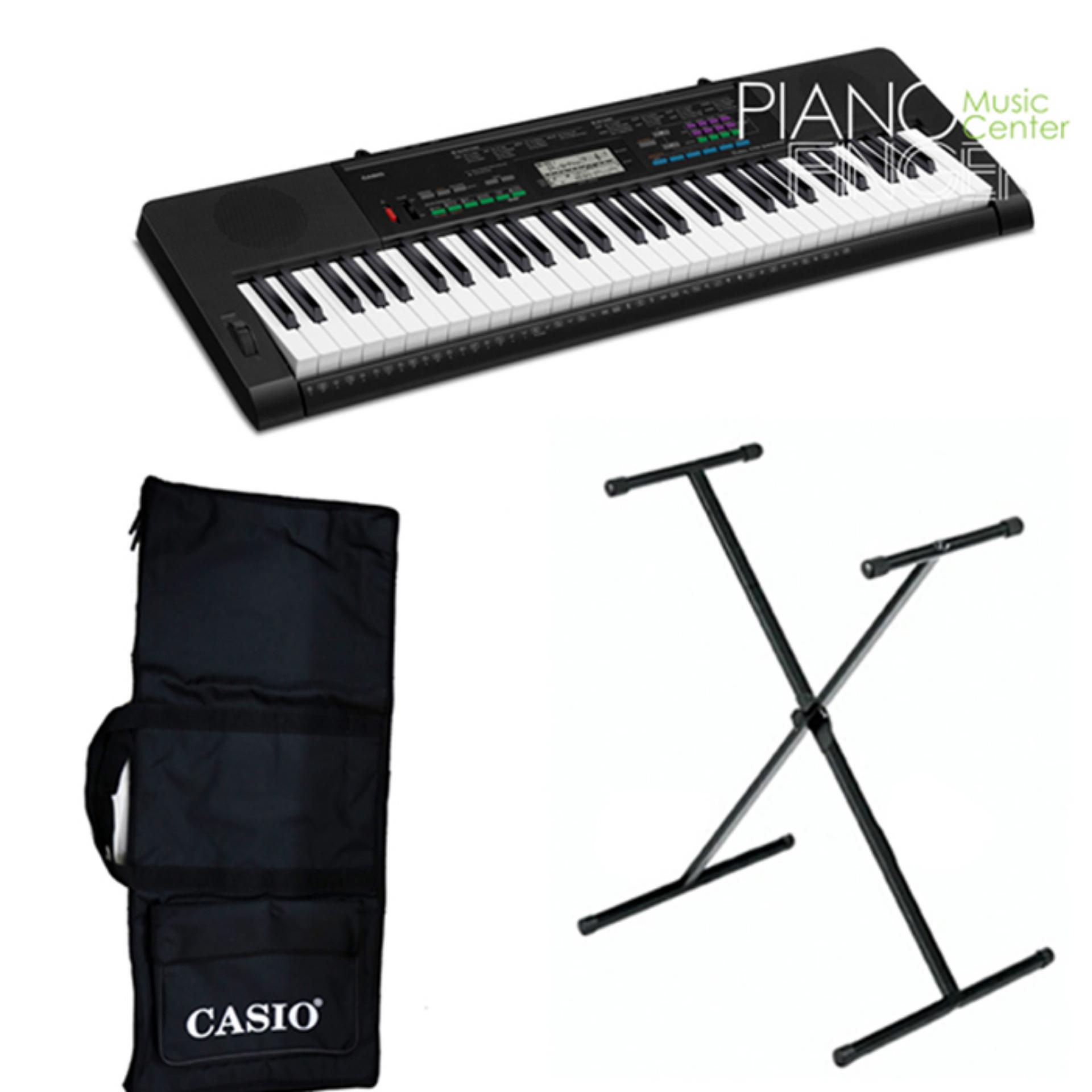 Organ Casio CTK-3400+ Chân X đơn+ Bao đàn