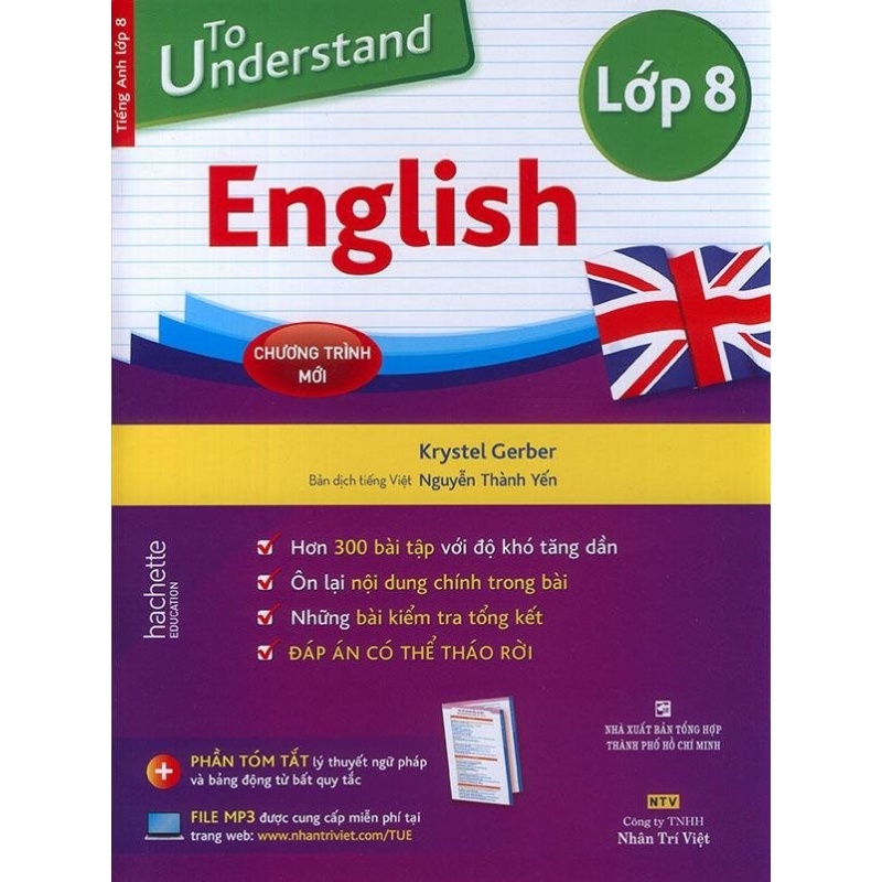 Mua To understand English - Lớp 8 (kèm CD)