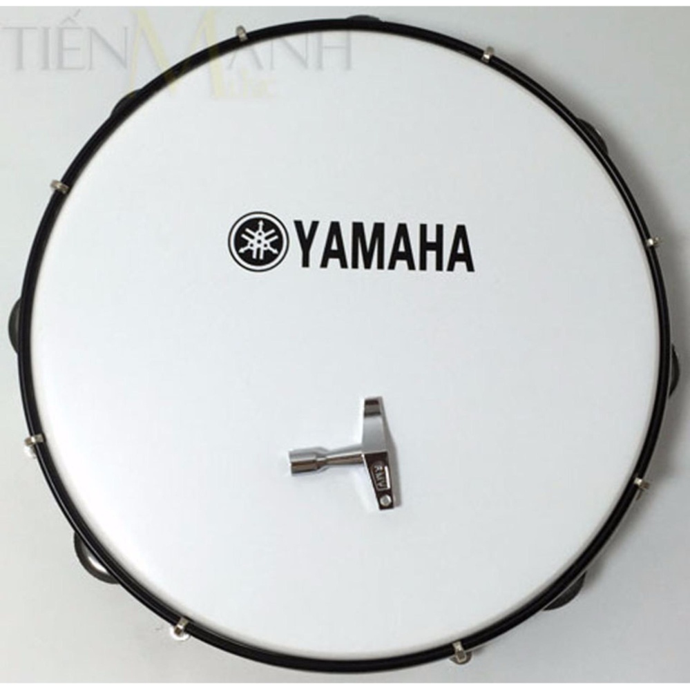 Trống lắc tay - Lục lạc gõ bo Yamaha MT6-102A (Trắng - Trống chơi nhạc chế gõ po - Xipo)