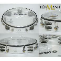 Trống lắc tay – Lục lạc gõ bo Tambourine Yamaha MT6-102T (Trong suốt – Trống chơi nhạc chế gõ po – Xipo)