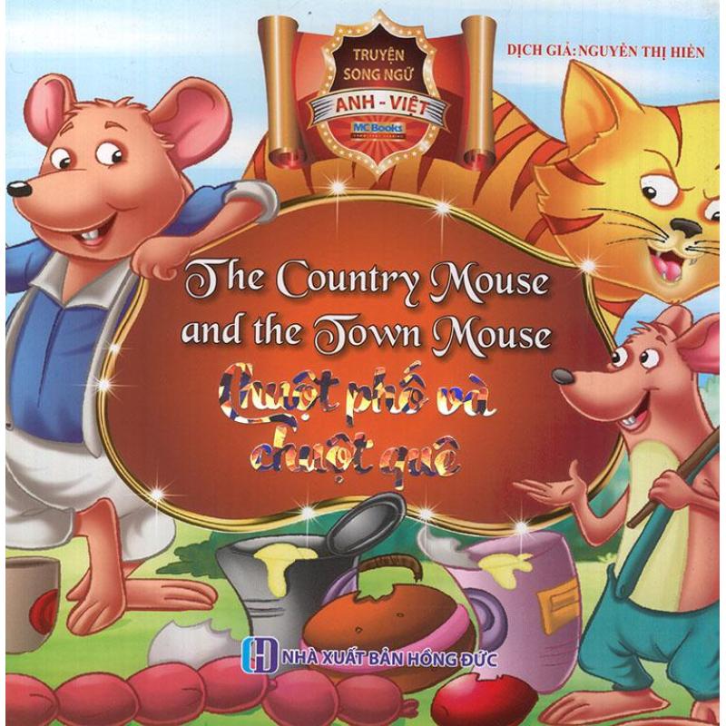 Mua Truyện song ngữ Anh Việt - The country mouse and the town mouse - Chuột phố và chuột quê